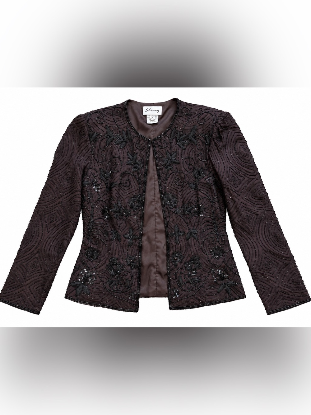 Vintage beaded jacket stenay